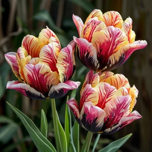 Тюльпан Роял Гарнит купить по цене от 425р. в интернет-магазине «Посадика» с доставкой почтой в в Усольее и по всей России – [изображение №1].